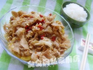 金针肥牛的做法步骤：2