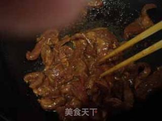 彩蔬酱烧猪柳的做法步骤：4
