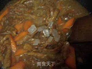 彩蔬酱烧猪柳的做法步骤：4