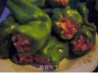 辣椒塞肉的做法步骤：2