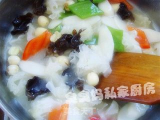玉庭双耳的做法步骤：3