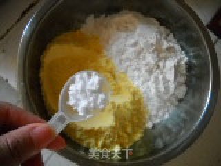 微波之玉米粉桃酥的做法步骤：2