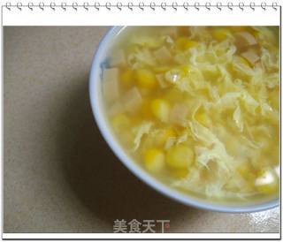 简易版玉米羹的做法步骤：2