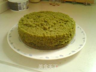 抹茶黄油蛋糕－－光波炉制作的做法步骤：2