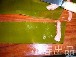 好吃的下酒菜---昆布卷的做法步骤：2