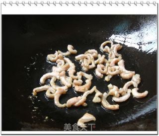 杂锦炒肉丝的做法步骤：2