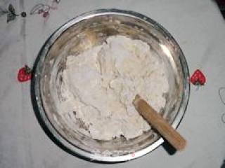 改为煎方法—馒头配方【烙豆沙饼】的做法步骤：3