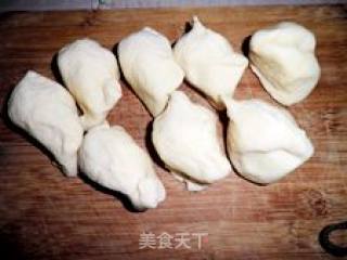 改为煎方法—馒头配方【烙豆沙饼】的做法步骤：3