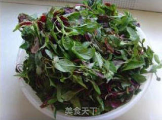 苋菜粑粑的做法步骤：2