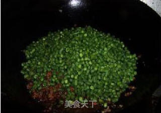 肉末豇豆面的做法步骤：5