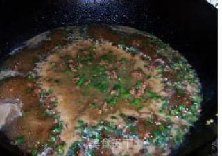 肉末豇豆面的做法步骤：5