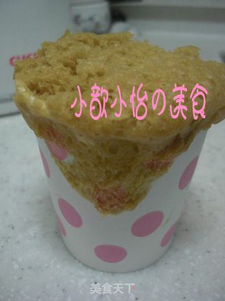 微波炉可爱小蛋糕的做法步骤：2