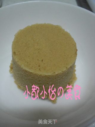微波炉可爱小蛋糕的做法步骤：2