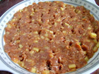 肉饼蒸蛋的做法步骤：4