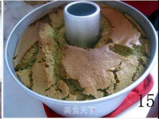 初战贝印中空戚风模——【抹茶红豆戚风】的做法步骤：3