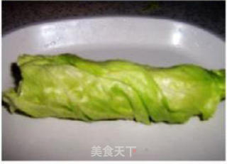 培根火腿生菜卷的做法步骤：3