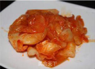 泡菜虾仁的做法步骤：3