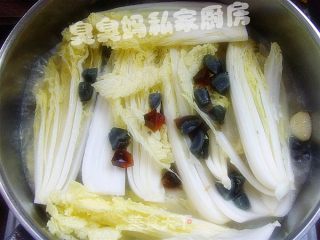 上汤娃娃菜的做法步骤：3