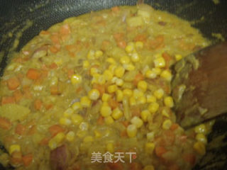 奶油咖喱杂烩饭的做法步骤：7