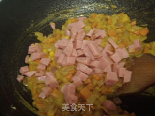 奶油咖喱杂烩饭的做法步骤：7
