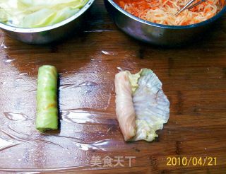 《酸辣两心依》又名《酸辣萝卜包心菜》的做法步骤：6