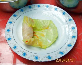 《酸辣两心依》又名《酸辣萝卜包心菜》的做法步骤：6