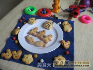 卡通小饼的做法步骤：4