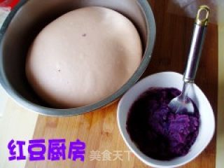 紫薯面包的做法步骤：3