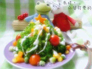臭臭の圣诞树的做法步骤：3