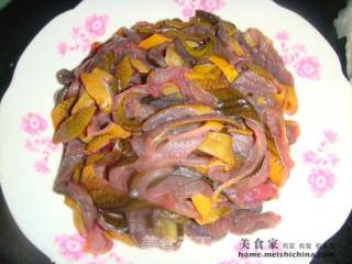 芹菜鳝鱼丝的做法步骤：5