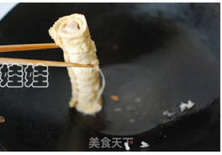腐皮肉卷的做法步骤：4