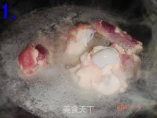 千张骨头汤的做法步骤：2
