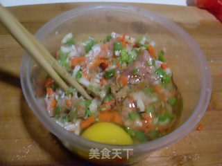 鸡肉藕饼的做法步骤：2