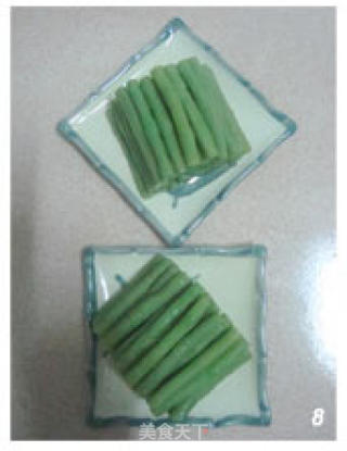 蒜香腐汁豆角的做法步骤：3