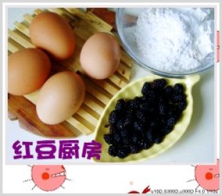 双色桑葚蛋糕卷的做法步骤：3