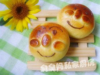 红豆面包超人的做法步骤：2
