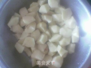 鸡膀根炖土豆的做法步骤：3