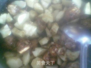 鸡膀根炖土豆的做法步骤：3