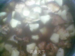 鸡膀根炖土豆的做法步骤：3