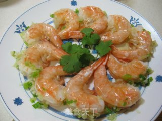 姜蒜蒸虾的做法步骤：2