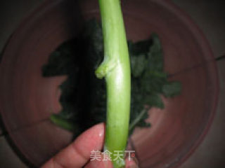 营养价值很高的绿色蔬菜——蚝油花菇芥兰的做法步骤：4