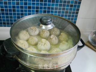 萝卜虾仁小笼包的做法步骤：4
