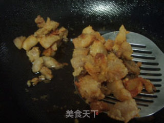 熬猪油--白油 油渣子的做法步骤：2