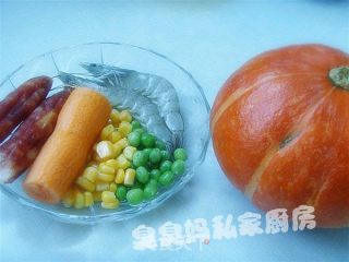 南瓜盅饭的做法步骤：4