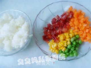 南瓜盅饭的做法步骤：4