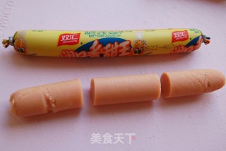 吐司香肠卷的做法步骤：2