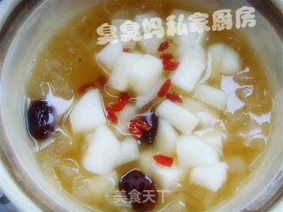 银耳雪梨羹的做法步骤：3