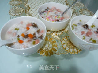 剩米饭变身美味粥的做法步骤：2