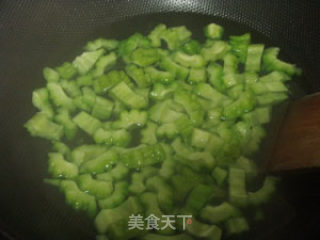 蚝油杂蔬炒饭的做法步骤：5