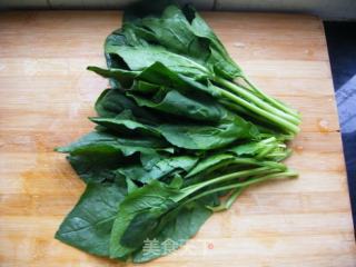菠菜面筋的做法步骤：2